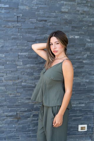 Butter Babe in olive
