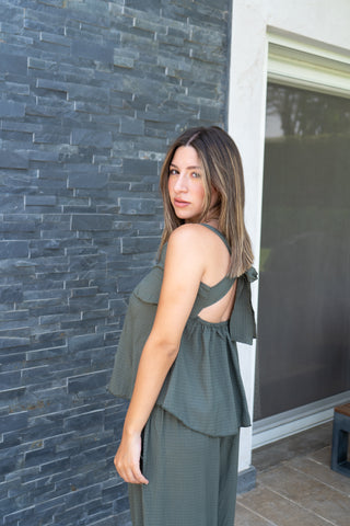 Butter Babe in olive